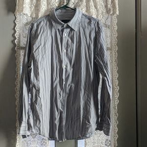 Attention men's button down dress shirt. EUC.